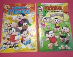 2 revistas !! Turma da Monica Edicao NR, 1 e NR.2 !! Das publicacoes de PANINI e Mauricio de Souza !! Otimo para guardar e montar colecao  !!