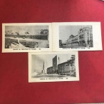 Cartofilia, 3 peças, Ministério da Guerra em épocas diferentes, anos de 1814, 1908 e 1940!!! Raridades!!