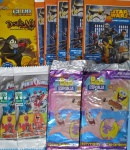 Album -Colecionismo- 10 pacotes lacrados !! figurinhas de 4 tipos diferentes !! Inclusive Star WARS !! guardados durante anos !! para abrir  depois e encontrar a surpresa !! pode estar ai o cromo que falta no seu album !!