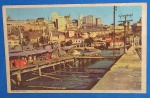 Cartofilia - Brasil - raridade , Salvador colorido ano de 1960  !!! Vista parcial  !!!  Com escrita da época no verso !!!
