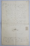 SENADOR VIRGILIO MARTINS DE MELLO FRANCO  ORDEM ASSINADA PELO IMPERADOR DOM PEDRO II PARA REMOVER A PEDIDO O JUIZ DE DIREITO VIRGILIO MARTINS DE MELLO FRANCO DA COMARCA DE RIO NOVO PARA A DE BARBACENA. TAL PEDIDO FOI ATNEDIDO LOGO APÓS O MAGISTRADO TER HOSPEDADO O IMPERADOR EM SUA RESIDENCIA DURANTE A VIAGEM A MINAS GERAIS DE 1881. EXCERTOS DO TEXTO: Hei por bem renovar a pedido o Juiz de Direito Virgilio Martins de Mello Franco da Comarca de Rio Novo para a de Barbacena, ambas de primeira instância na Província de Minas Gerais. Manoel da Silva Mafra do meo Conselho, Ministro e Secretário de Estado dos Negócios da Justiça assim o tenha entendido e faça excecutar. Palácio do Rio de Janeiro em vinte e oito de janeiro de mil oitocentos e oitenta e dois, sexagésimo da Independencia e do Império. Assina o  Imperador Dom Pedro II e o Ministro da Justiça Manoel da Silva Mafra (Conselheiro Mafra politico Catarinense ). COM ESTAMPILHA. 37 X 23 CM