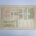 L'EXPOSITION DE PARIAS - PLAN GENERAL DE L'EXPOSITION UNIVERSELLE DE 1889. MAPA DOS STANDS. 37 X 54 CM