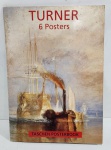 "Turner: 6 Posters" da editora Taschen. A obra de arte em destaque na capa é a pintura a óleo "O Téméraire Lutador" (The Fighting Temeraire), de J.M.W. Turner, pintada em 1838. Medindo 31 x 44 cm