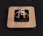 ANEL EM PRATA DE LEI. ARO 14. PESO 0,9 GRAMAS