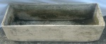 WILLY GUHL- Jardineira executada em fibrocimento. Apresenta sinais de desgastes do tempo. Medindo18 X 20 X 60.5 cm