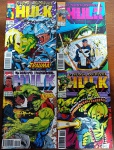 O NOVO  Incrível Hulk,. As edições são as de números 145, 146, 147 e 148