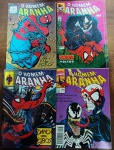 LOTE 4 GIBIS O HOMEM-ARANHA - EDITORA ABRIL (ANOS 90)Item de Colecionador: Edições 109,114,118,136.Complete sua coleção ou garanta edições clássicas com este lote especial de revistas em quadrinhos do Homem-Aranha, publicadas no Brasil pela lendária Editora Abril Jovem na década de 1990!