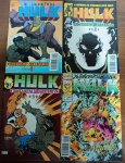 LOTE 4 GIBIS O INCRÍVEL HULK - EDITORA ABRIL (ANOS 90)Item de Colecionador: Edições 124, 125, 126 e 149!Complete sua coleção com este lote especial de revistas em quadrinhos do Hulk, publicadas no Brasil pela lendária Editora Abril Jovem. Oportunidade única para fãs do Golias Esmeralda!