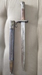 ANTIGA BAIONETA DO FUZIL MAUSER 1871 - NO ESTADO CONFORME FOTOS - ITEM SERA ENVIADO DA BAHIA