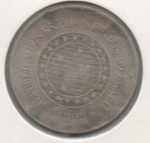 MOEDA BRASIL REPUBLICA - 100 REIS 1893 - MBC/SOB - CUPRO-NIQUEL - 10 GRAMAS - 27MM - CATALOGO AVALIA ENTRE R$ 35,00 E R$ 300,00 - NO ESTADO CONFORME FOTOS