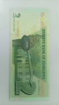 CEDULA ZIMBABWE - 2 DOLLARES 2020 - FE - NO ESTADO CONFORME FOTOS
