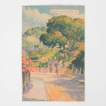 LITO, uma (1) iconográfica policromada, representando Rua General Pires Ferreira, Laranjeiras, RJ, baseada naobra de F. RANZINI (Felisberto Ranzini, 1881, Mântua, Itália; 1976, São Paulo, SP; arquiteto, professor, pintor edesenhista; estudou no Liceu de Artes e Ofícios; entre 1921 e 1949 foi professor da Escola Politécnica da Universidadede São Paulo; também lecionou no Liceu de Artes e Ofícios e na Escola de Belas Artes de São Paulo), extraída de livro,medindo aproximadamente 23 x 15,5 cm, sem moldura, vide foto.