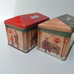 Amantes de Coca Cola! Dupla de latas com tema de Natal com vela dentro. Peça no estado da foto.