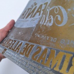 Raríssima e única chapa de impressão fotogravura de metal/zinco da Coca Cola e Fanta Promocional. Peça no estado da foto, sem testes de funcionamento.