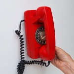 Vibrante Telefone modelo Tijolinho para parede, da GTE Starlite. Peça no estado da foto, sem testes de funcionamento.