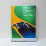 FÓRMULA 1 GP, oportunidade única! Poster enquadrado do Grande Premio LENOVO 2024. Em ótimo estado. Medida 42x60cm