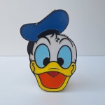 Divertido e diferente Rádio Portátil, a pilha do PATO DONALD com saída para fone de ouvido. Peça no estado das fotos, sem testes de funcionamento.