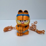 GARFIELD, lindo telefone vintage e decorativo. Jogador de Basquete. Peça no estado das fotos, sem testes de funcionamento.