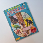 Álbum de figurinhas `MUNDO ANIMAL` lançado em 1976. Figurinhas soltas novas, sem colagem e faltantes. Peças no estado das fotos.