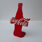 Lindo DISPLAY DA COCA COLA em acrílico. Colecionismo. Peça no estado das fotos.