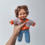 Nostalgia pura! Boneco Feijãozinho, ESTRELA anos 80. Peça no estado das fotos.