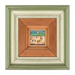 Maria José. Art Naif. Óleo sobre eucatex. Assinada no CIE. Medida da tela: Alt.: 7,5 x Comp.: 7,5 cm.