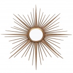 FRANÇOIS CHATY (França 1960) - Grande espelho "Sol" criado pelo artista e designer François