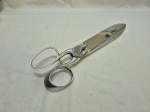 Linda tesoura para alfaiate profissional, Nogent France. Medindo 33,5cm de comprimento.