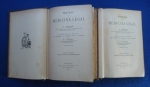 Direito - Tratado de Medicina Legal 2 Volumes 2ªEdição - Autor: L. Thoinot (Traducido, anotado y adicionado por W. Coroleu) - Espanhol - Editora: Salvat - 1927 - Livro 1, capa dura 735 pags, capa levemente desgastada, corte do livro e paginas amareladas com manchas devido a ação do tempo e a qualidade do papel, obra sem riscos, formato do livro 14x21 cm.******Livro 2, capa dura 780 pags, capa levemente desgastada, lombada com pequeno descascado no titulo, corte do livro e paginas amareladas com manchas devido a ação do tempo e a qualidade do papel, obra sem riscos, formato do livro 14x21 cm*** É uma obra de referência histórica na área, frequentemente citada em trabalhos acadêmicos de medicina legal.