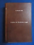 Direito - Lições de medicina legal 2ªEdição - Autor: A. Almeida Júnior - Português Br - Editora: Companhia Nacional - 1953 - Capa dura, 607 pags,corte do livro e paginas amareladas devido a ação do tempo e a qualidade do papel, com anotações, sublinhados e grifos em algumas paginas, exemplar numerado Nº1254, livro em bom estado de conservação, formato do livro 15x22 cm.**Assunto: Medicina Legal
 Psicologia forense
 Aborto
 Infanticídio