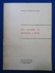 Direito - Das servidões de aquedutos e prêsa (Temas filosóficos, Jurídicos e sociais) - Autor: Bolívar Corrêa da Cunha - Português Br - Editora: Sulina - 1968 - Brochura ,108 pags, capa desbotada, capa,corte do livro e paginas amareladas com manchas, obra sem riscos, formato do livro 13x18 cm.