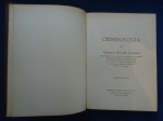 Direito - Criminologia 2ªEdição - Autor: Constancio Bernaldo de Quirós - Espanhol - Editora: Jose M. Cajica - 1955 - Capa dura,403 pags, corte do livro e paginas amareladas devido a ação do tempo e a qualidade do papel, livro em bom estado, sem riscos, formato do livro 17x24 cm.***A obra define a criminologia e estuda o criminoso em todos os seus aspectos, diferenciando-a da penologia e do direito penal.
