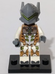 Genji Shimada, um dos personagens mais populares da linha LEGO Overwatch, lançada originalmente em 2019  Lançada exclusivamente no conjunto 75971 - Hanzo vs. Genji