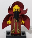 Evil Wizard (Feiticeiro Malvado), pertencente à Série 13 das Minifiguras Colecionáveis da LEGO (referência 71008). Foi lançada originalmente em 2015 e hoje é um item visado por colecionadores.