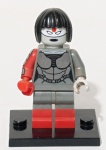 Katana (Tatsu Yamashiro), personagem da DC Comics. Ela pertence originalmente ao conjunto LEGO Super Heroes 76055 - Batman: Killer Croc Sewer Smash, lançado em 2016.