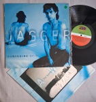 LP MICK JAGGER - WANDERING SPIRIT C/ ENCARTE // CAPA CONFORME FOTOS // DISCO EM MUITO BOM ESTADO // PODE CONTER RISCOS QUE CAUSAM CHIADOS, RUÍDOS OU PULOS