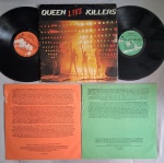 LP QUEEN - LIVE CAPA DUPLA C/ ENCARTE // CAPA CONFORME FOTOS // DISCO EM MUITO BOM ESTADO // PODE CONTER RISCOS QUE CAUSAM CHIADOS, RUÍDOS OU PULOS
