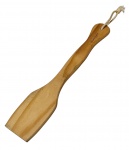 Talher de serviço em madeira - 36x07 cm - sem uso.