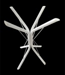 Mesa em metal - 75x62 cm.