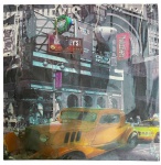 DECORATIVO DE PAREDE - impressão sobre tela - 2x40x40cm