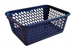 Cesto organizador em plástico rígido - 15x37x26cm.