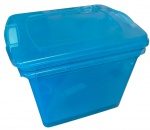 lote composto por 2 Caixas de plástico - 30x32x26 - riscos superficiais e pequenos desgastes do uso.