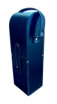 Porta garrafa em couro sintético - 10x12x35. Em bom estado de conservação.