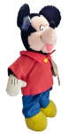 DISNEY - Boneco pelúcia - Mickey Mouse - 30x21x09 cm - na etiqueta - com pontos amarelados e necessitando limpeza.