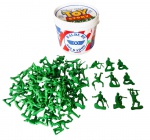 BRINQUEDO - DISNEY - Conjunto com 60 soldados de Toy Story em plástico - 06x04x01 cm - no balde original - 14x15 cm.