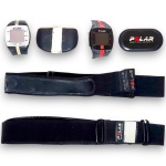 POLAR - VERSÁTIL DUO DE RELÓGIOS DE PULSO PARA CORRIDA E MONITORES CARDÍACOS IMPORTADOS, MODELO FT 7 CR 1632. ACOMPANHA CINTA. NECESSITAM REVISÃO E TROCA DE PULSEIRAS.
