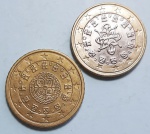 Portugal 2003 e 2004 50 Euro Cents e 1 Euro