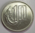Uruguai 1981 10 Pesos Novos Cupro-Níquel KM# 79