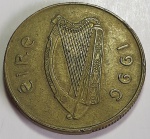 Irlanda 1996 20 Pence Níquel-Latão KM# 25