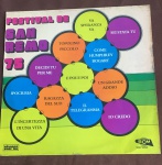 DISCO DE VINIL ,FESTIVAL SAN REMO 75,CONSERVADO ,NAO NOS RESPONSBIZAMOS POR PEQUENO RISCO